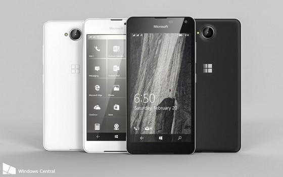 Microsoft Lumia 650 renders
